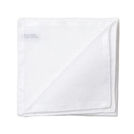 Les pochettes de costume &raquo; Les blancs &raquo; Mouchoir de poche amalfi blanc à satin blanc