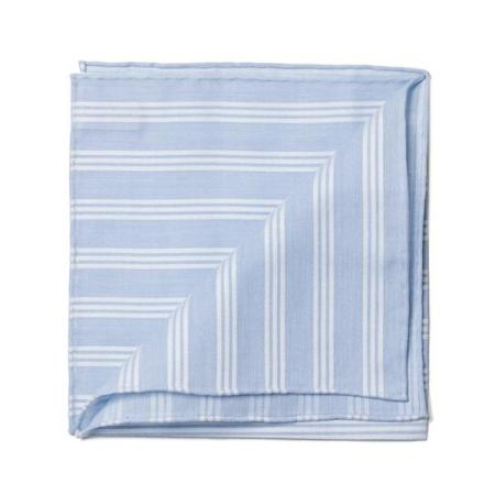 Les pochettes de costume &raquo; Les couleurs &raquo; Pochette rayures satin