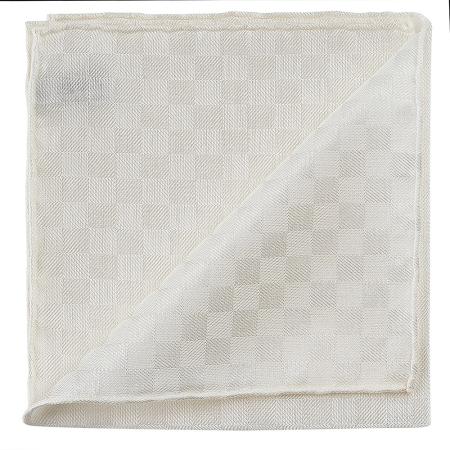 Les pochettes de costume &raquo; Les blancs &raquo; Pochette soie