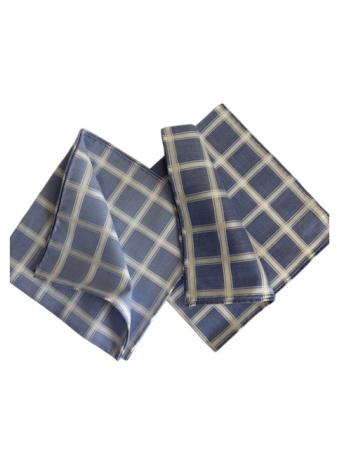 Les pochettes de costume &raquo; Les couleurs &raquo; Pochette à carreaux satin