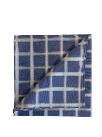 Les pochettes de costume &raquo; Les couleurs &raquo; Pochette à carreaux satin